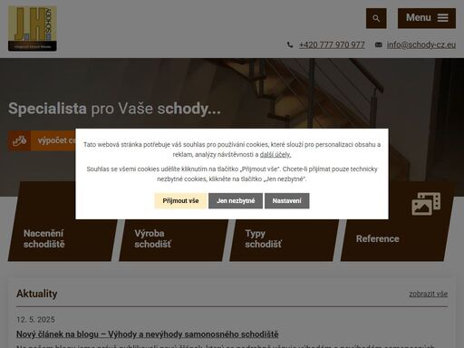 specializujeme se na výrobu interiérových dřevěných schodů a schodišť, montujeme je zákazníkům po celé čr. pošlete si nezávaznou poptávku. prohlédněte si námi realizované schodiště.