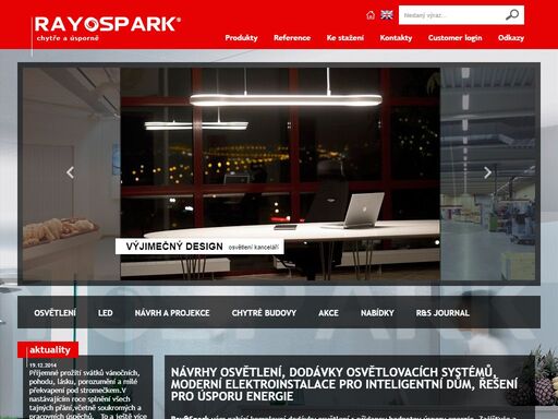 rayspark - osvětlení, domatika, digitalizace