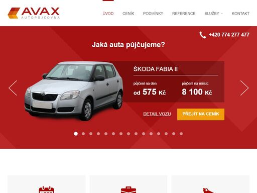 jsme moderní rodinná autopůjčovna, která půjčuje vozy již od 299 kč za den. jako nejlevnější autopůjčovna garantujeme 100% transparentnost a ceny bez skrytých poplatků. spočítejte si on-line cenu nájmu!