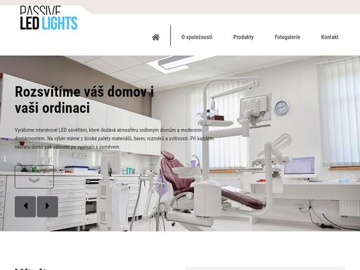 pasivní led svícení