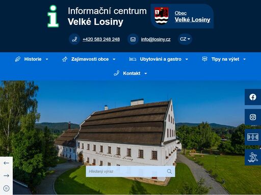 informační centrum velké losiny