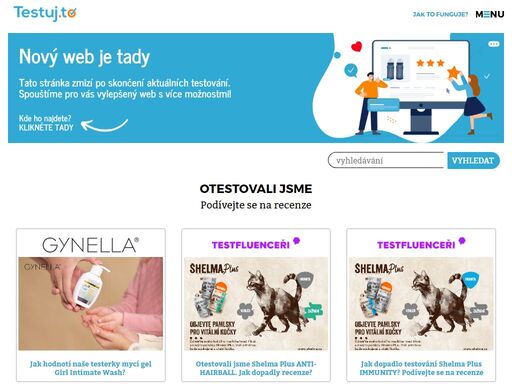 staňte se naším testerem a testujte zajímavé produkty s testuj.to. stačí si vybrat testovací výzvu, přihlásit se, otestovat a napsat recenzi.