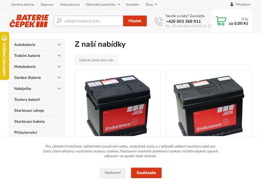 největší sklad autobaterií v brně. exide,varta,bosch,banner a další. trakční baterie monbat. zasíláme po celé čr do 24 hodiny.
