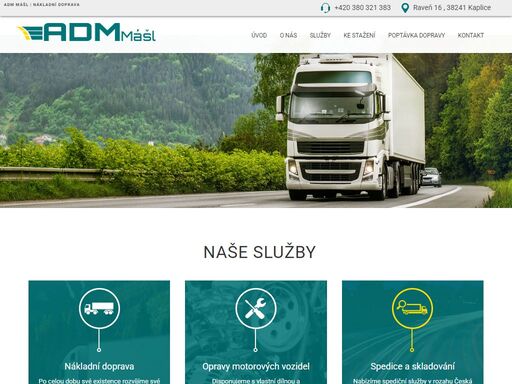 naše firma rodinného typu působí na trhu od roku 1992. po celou dobu své existence rozvíjíme své aktivity v oblasti nákladní mezinárodní dopravy a opravy motorových vozidel. 