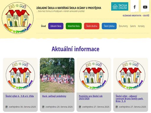 základní škola a mateřská škola olšany u prostějova, zš a mš olšany u prostějova