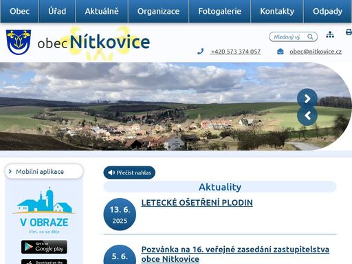 oficiální stránky obce