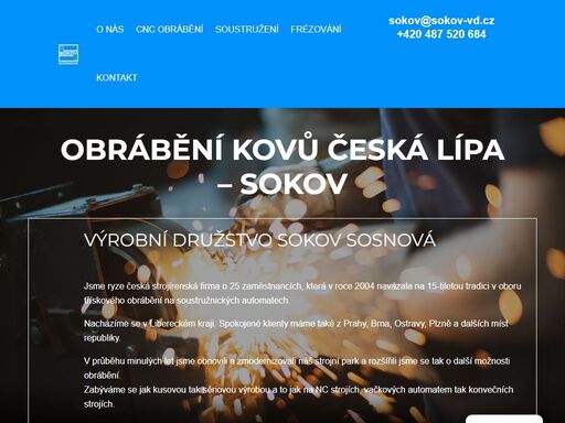 hledáte strojírenskou firmu, která na zakázku vyrábí zálisky, maticové nýty, přechodky, redukce, šroubení, kryty na tlakové láhve, čepy či matice. strojírenská firma česká lípa.