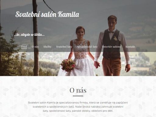 www.svatebnisalonkamila.cz
