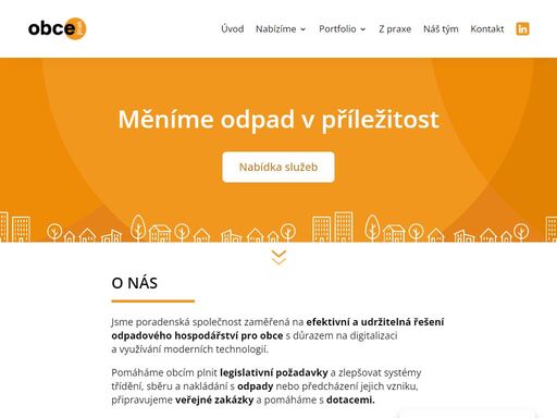 pomáháme obcím s efektivním a udržitelným odpadovým hospodářstvím. nabízíme poradenství a administraci veřejných zakázek a dotací.