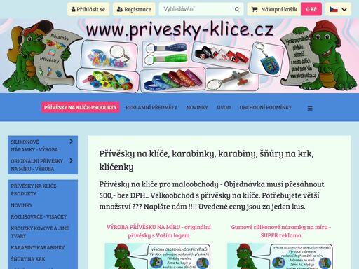 přívěsky na klíče, karabiny, šnůry na krk jako hezký dárek nebo reklamní předměty. různé klíčenky a přívěsky pro muže, ženy i děti. potisk na různé reklamní předměty.
