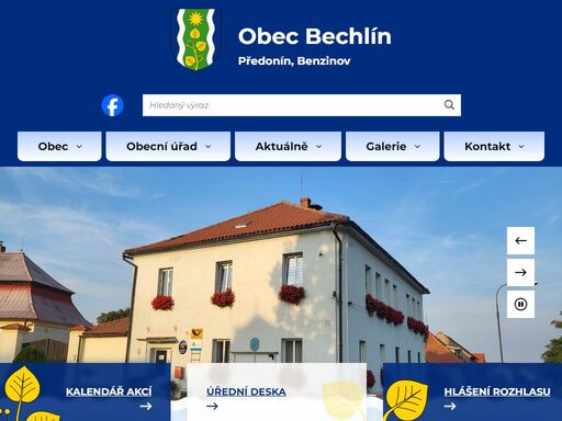 oficiální stránky obce bechlín