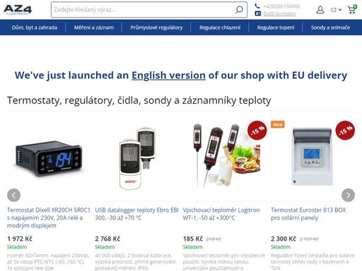 panelové digitální termostaty, regulátory, teploměry, ukazatele, dataloggery, záznamníky a měřicí přístroje. přístroje dixell, ebro, pixsys, euroster.