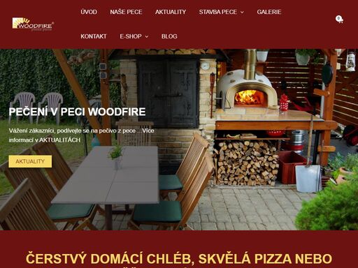 zažijte kulinářské hody, pec na pizzu a chleba woodfire vám to umožní. v naší peci připravíte lahodnou pizzu, šťavnaté maso či čerstvý chléb.