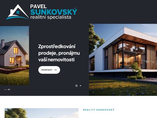 pavel sunkovský - realitní specialista, odhady nemovitostí, realitní kancelář, development, projekty rd, inženýring pozemků. kostelec nad labem