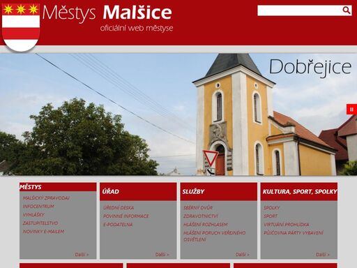 oficiální webové stránky městyse malšice
