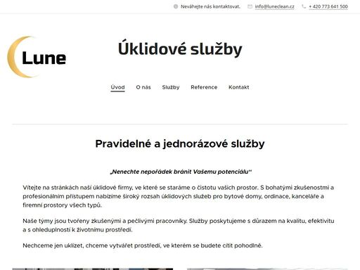 pravidelné a jednorázové služby