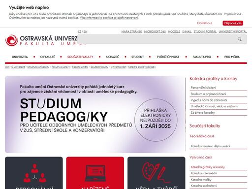 katedra grafiky a kresby fu ou - oficiální internetové stránky ostravské univerzity.