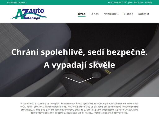 výroba a prodej textilních a gumových autokoberců, autopotahů a dalších autodoplňků.