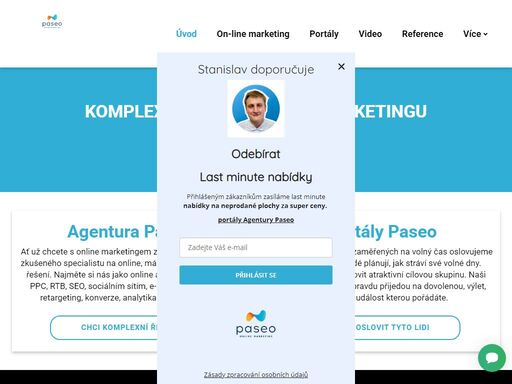reklama na internetu od agentury paseo - ppc reklama, rtb reklama, reklama na sociálních sítích a síť portálů na volný čas. vynikající recenze.