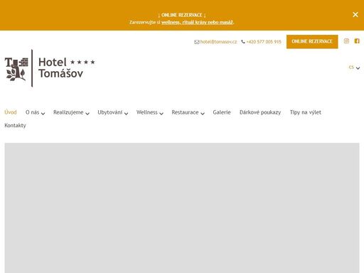 4hvězdičkový hotel tomášov, který se nachází v klidné přírodní lokalitě, nabízí moderní ubytování pár kroků od centra zlína. nadstandardní hotelový komplex vás nadchne stylovou restaurací s letní terasou, konferenčním zázemím, plně vybavenou lékárnou a odpočinkovým wellness centrem pro vaše každodenní pohodlí. za zmínku stojí historie budovy, která je spjatá se značkou baťa.