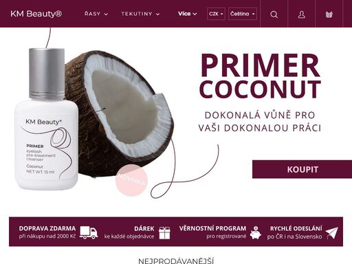 česká značka kompletního sortimentu pro prodlužování řas. dárek ke každé objednávce, doprava zdarma při nákupu nad 2 000 kč.