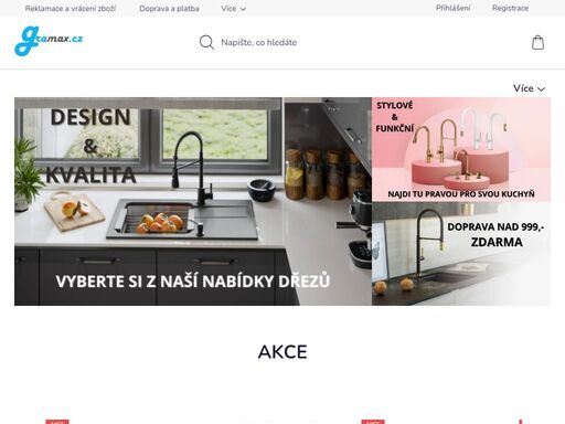 kvalitní kuchyňské granitové dřezy a dřezové baterie za nejlepší ceny, příslušenství pro kuchyňské dřezy.