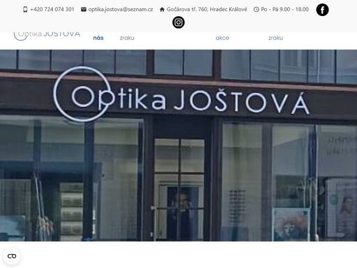 optika joštová - široká nabídka brýlí, dioptrických čoček a optických služeb, profesionální péče o váš zrak a stylové řešení pro každou příležitost.