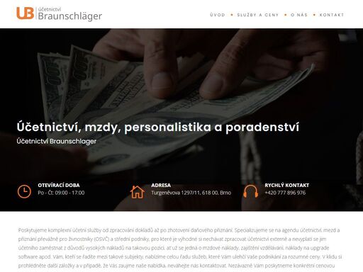 ucetnictvi, mzdy, dane a personalistika jednotlivcu i firem