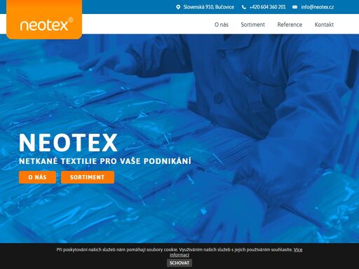 netkané textilie pro vaše podnikání