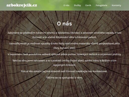 firma, která provádí rizikové kácení, výškové práce a výsadby rostlin.