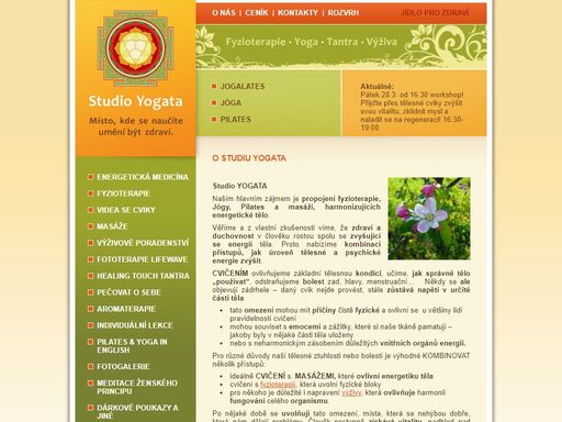 \první jogalates studio v čechách. učíme pilates, jogalates a jógu. skupinové cvičení, individuální lekce, dechová cvičení, meditace, výživové poradenství, masáže.
