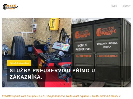 představujeme vám klíč pneu s.r.o., váš pneuservis. naše sídlo najdete v areálu školního statku v boskovicích.
