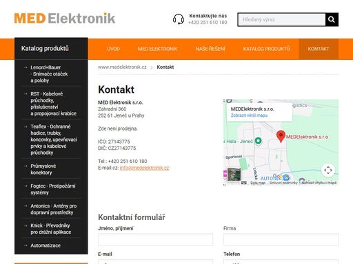 kontakt - med elektronik s.r.o.