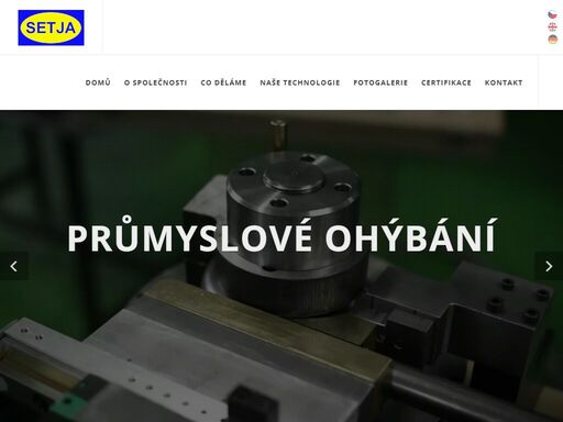 setja nabízí  průmyslové ohýbání trubek, profilů, drátů, prášková lakovna, kovovýroba, dynobend cb 60
