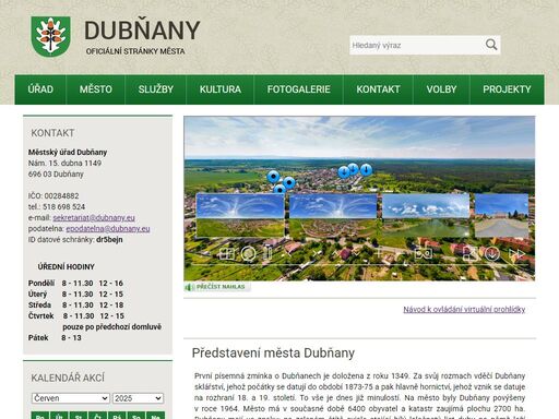 oficiální stránky města dubňany