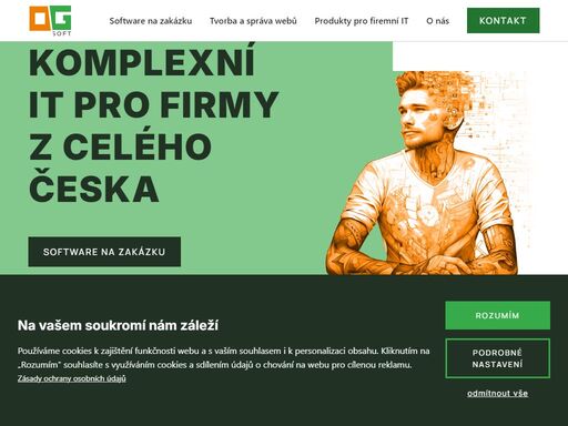 jedna firma, 3 odvětví! vývoj software, tvorba webů a správa firemního it. díky tomu, že naše firma stojí na třech nohám máme velký přesah toho co můžeme nabídnout. umíme totiž jak vytvořit počítačovou síť, tak naprogramovat software nebo pomoci s weby a propagací. umíme to nabídnout každé zvlášť nebo i dohromady. cokoliv od virtualizace, přes mailing až po firemní síťařinu. špičkoví pracovníci a tradice od roku 2000.