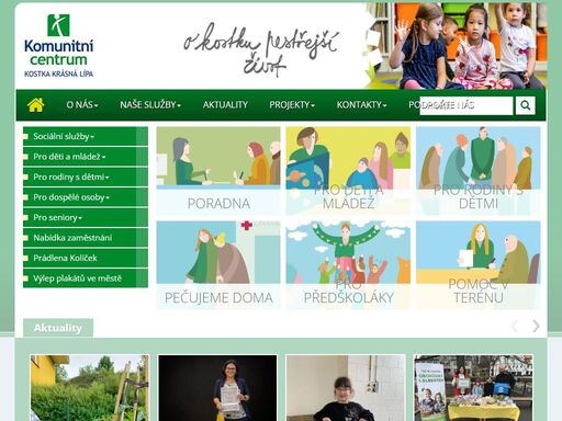 oficiální stránky komunitního centra kosta krásná lípa