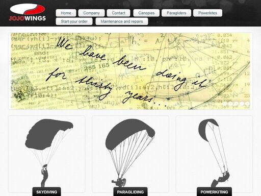 canopies, paragliders, kites