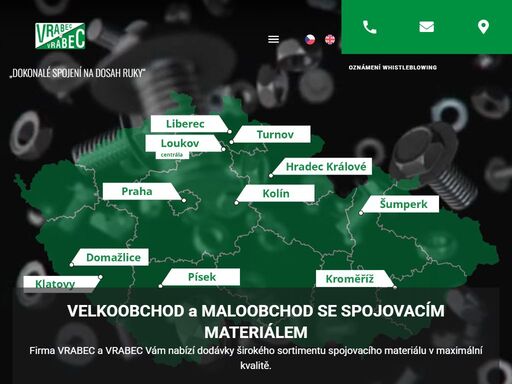 firma vrabec a vrabec vám nabízí dodávky širokého sortimentu spojovacího materiálu v maximální kvalitě.