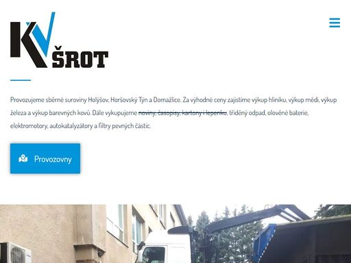 za výhodné ceny od vás vykoupíme železo, barevné kovy, olověné baterie, elektromotory, autokatalyzátory a filtry pevných částic.