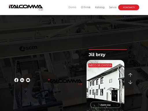  italcomma.cz je dodavatel nejmodernějších technologií pro dřevoobráběcí stroje, stroje na obrábění kamene, skla, hliníku a kovu.