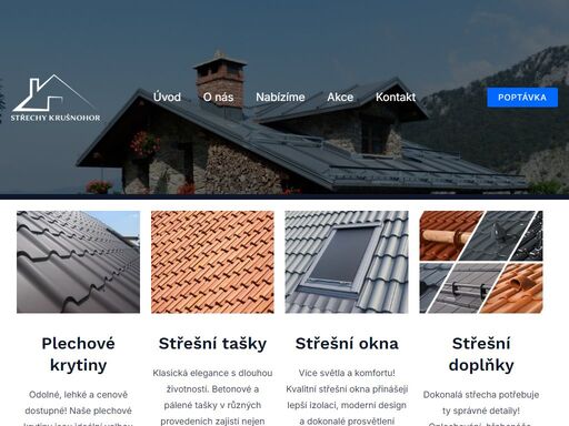 vašem spolehlivém partnerovi pro nákup střešních krytin a doplňků v regionu krušných hor, okres chomutov v ústeckém kraji.