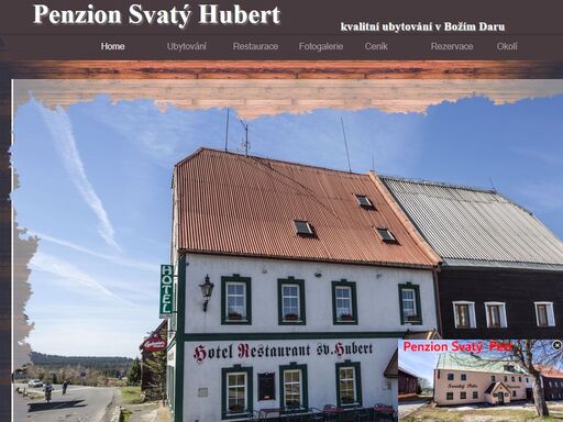 penzion, boží dar, ubytovani, restaurace, vylet, kola, snih, lyzovani, lanovka