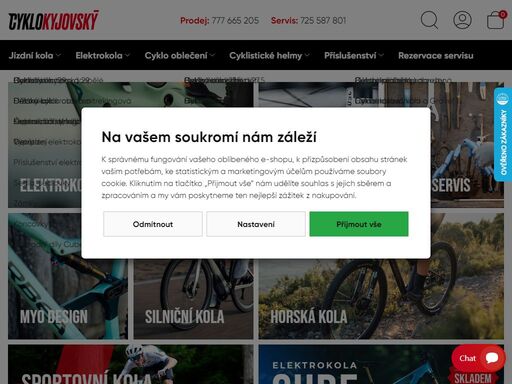 specializujeme se na značky cube, orbea, ktm, ghost nebo superior. široký výběr jízdních kol a elektrokol skladem. kola jsou profesionálně seřízena. navštivte náš e-shop cyklokyjovsky.cz nebo kamennou prodejnu.