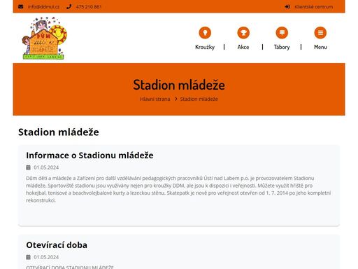 dům dětí a mládeže a zpdvpp, ústí nad labem, p.o.