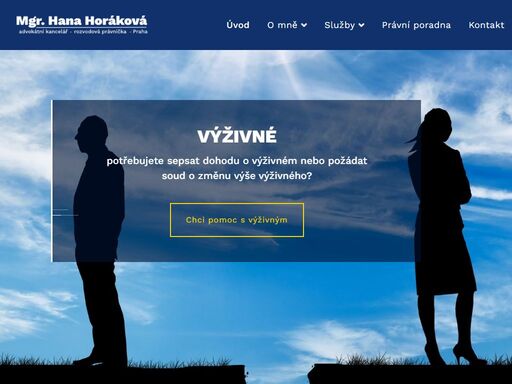 advokátka mgr. hana horáková se coby rozvodový právník specializuje na rozvody, úpravu styku rodičů s nezletilými dětmi, stanovení výživného a další problémy.