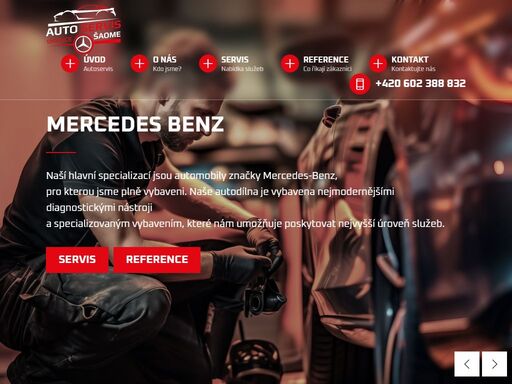 autoservis všech značek se specializací na vozy mercedes benz