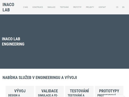 inaco lab provádí engineering a vývoj produktů ve strojírenství. kontaktujte nás na email: info@inacolab.cz