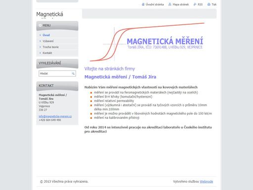 měření magnetických vlastností, měření magnetické indukce, měření permeability