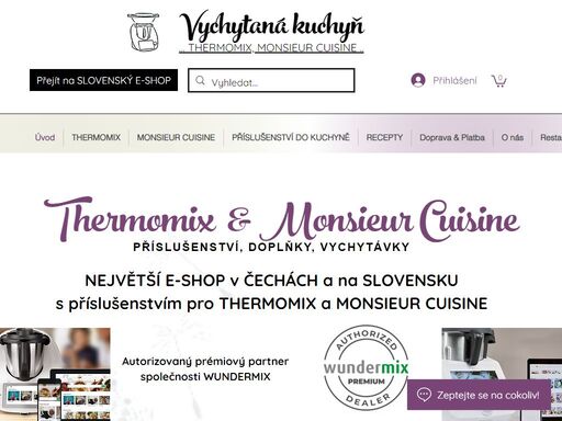 vychytaná kuchyň: první e-shop v čr s doplňky, příslušenstvím a vychytávkami pro thermomix a monsieur cuisine!
thermomix_prislusenstvi
monsieurcuisine_prislusenstvi